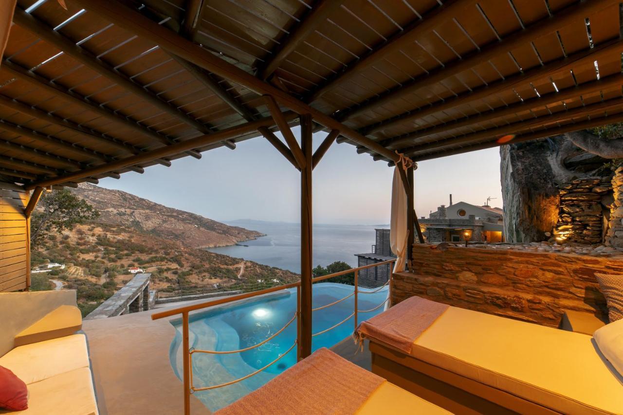 Aegean Castle Andros - Adults Only Aparthotel Ajía Eleúsza Kültér fotó