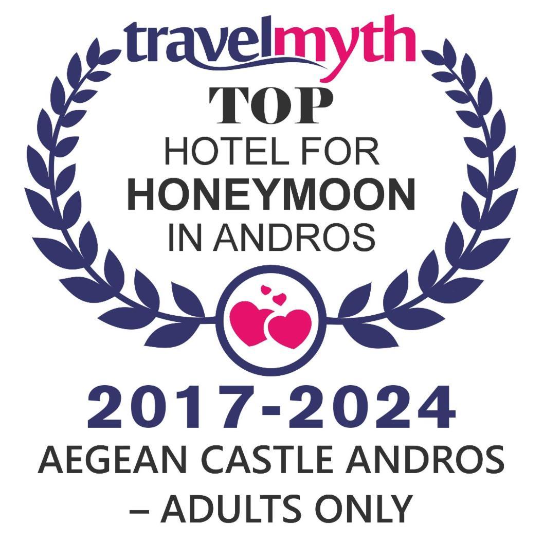 Aegean Castle Andros - Adults Only Aparthotel Ajía Eleúsza Kültér fotó