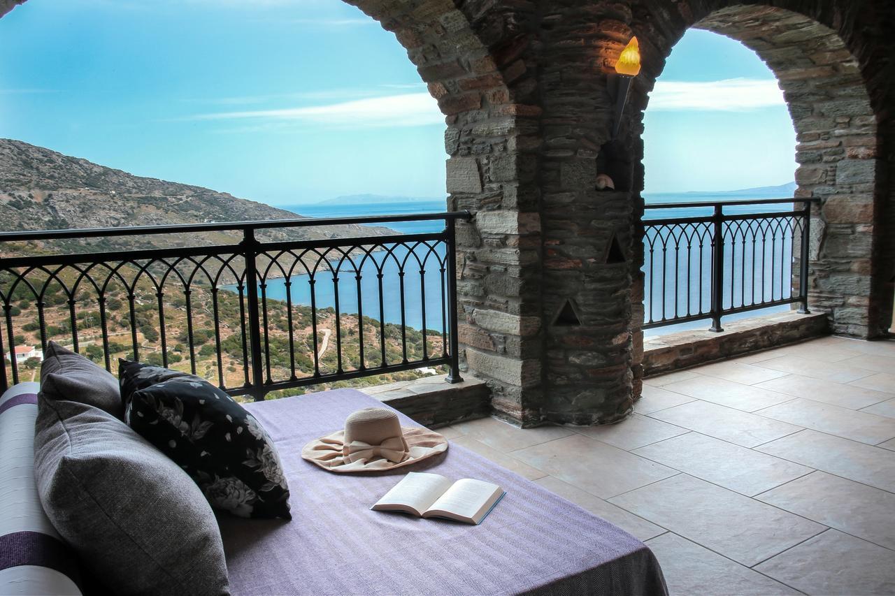 Aegean Castle Andros - Adults Only Aparthotel Ajía Eleúsza Kültér fotó